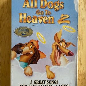 All Dogs Go To Heaven 2 -3 Great songs for kids to Sing-a-Long (VHS 1996)Cartoon